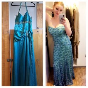 Mermaid formal prom dress bundle